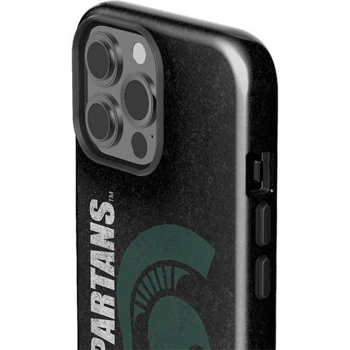 Michigan State University Bold Spartans Logo iPhone 13 Pro Max Impact Case