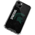 Michigan State University Bold Spartans Logo iPhone 14 Clear Case