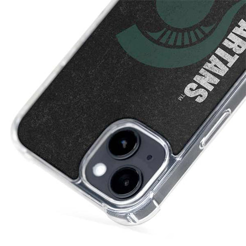 Michigan State University Bold Spartans Logo iPhone 15 MagSafe Case