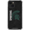 Michigan State University Bold Spartans Logo iPhone 15 Plus Clear Case