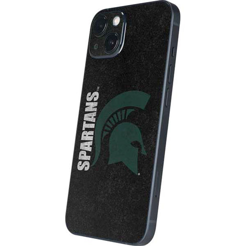 Michigan State University Bold Spartans Logo iPhone 15 Plus Skin