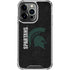 Michigan State University Bold Spartans Logo iPhone 15 Pro Clear Case