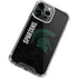 Michigan State University Bold Spartans Logo iPhone 15 Pro Clear Case