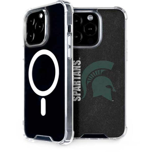 Michigan State University Bold Spartans Logo iPhone 15 Pro MagSafe Case