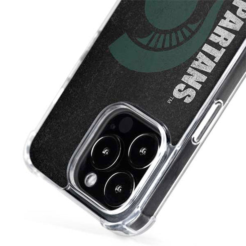 Michigan State University Bold Spartans Logo iPhone 15 Pro MagSafe Case