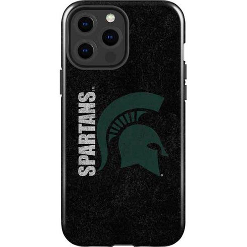 Michigan State University Bold Spartans Logo iPhone 15 Pro Max Impact Case