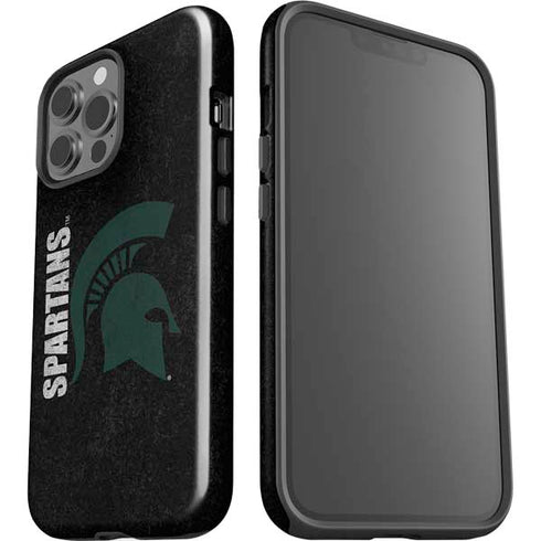 Michigan State University Bold Spartans Logo iPhone 15 Pro Max Impact Case