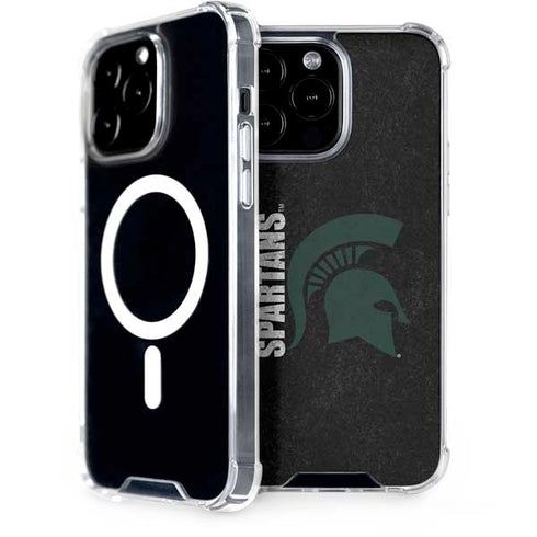 Michigan State University Bold Spartans Logo iPhone 15 Pro Max MagSafe Case