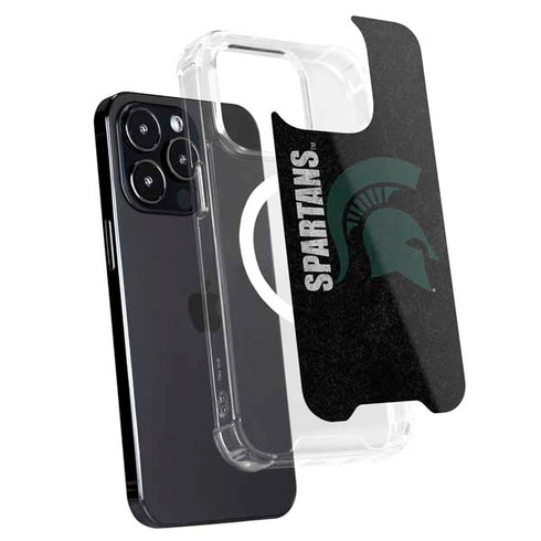 Michigan State University Bold Spartans Logo iPhone 15 Pro Max MagSafe Case