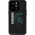 Michigan State University Bold Spartans Logo iPhone 14 Pro Waterproof Case