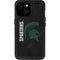 Michigan State University Bold Spartans Logo iPhone 15 Waterproof Case