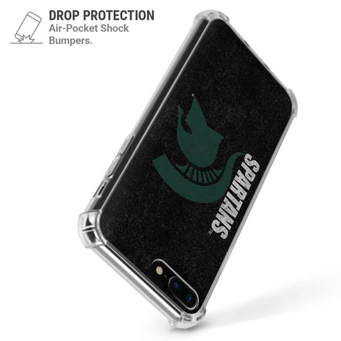 Michigan State University Bold Spartans Logo iPhone 7/8 Plus Clear Case