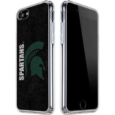 Michigan State University Bold Spartans Logo iPhone SE (2nd & 3rd Gen) Clear Case