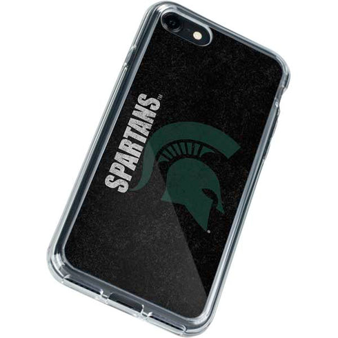 Michigan State University Bold Spartans Logo iPhone SE (2nd & 3rd Gen) Clear Case
