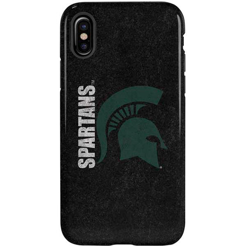 Michigan State University Bold Spartans Logo iPhone X Pro Case