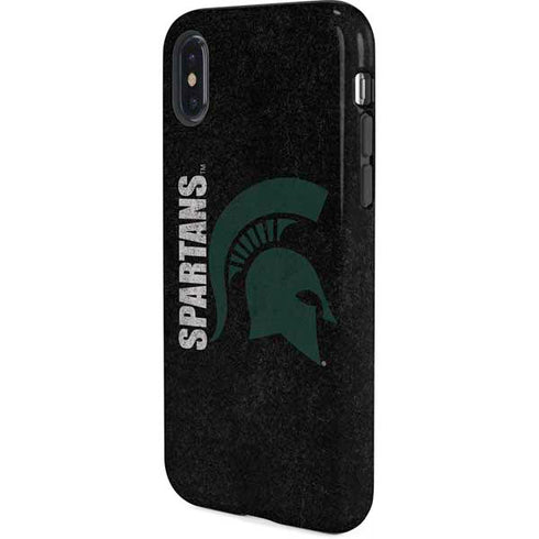 Michigan State University Bold Spartans Logo iPhone X Pro Case