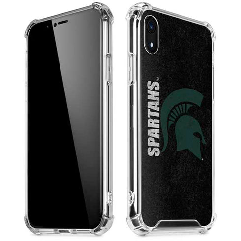 Michigan State University Bold Spartans Logo iPhone XR Clear Case