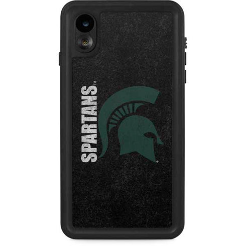 Michigan State University Bold Spartans Logo iPhone XR Waterproof Case