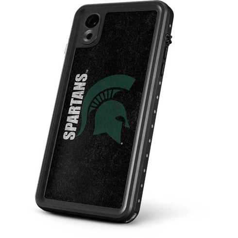 Michigan State University Bold Spartans Logo iPhone XR Waterproof Case