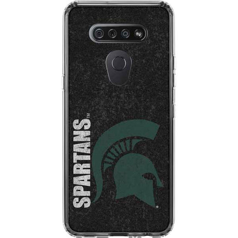 Michigan State University Bold Spartans Logo LG K51/Q51 Clear Case
