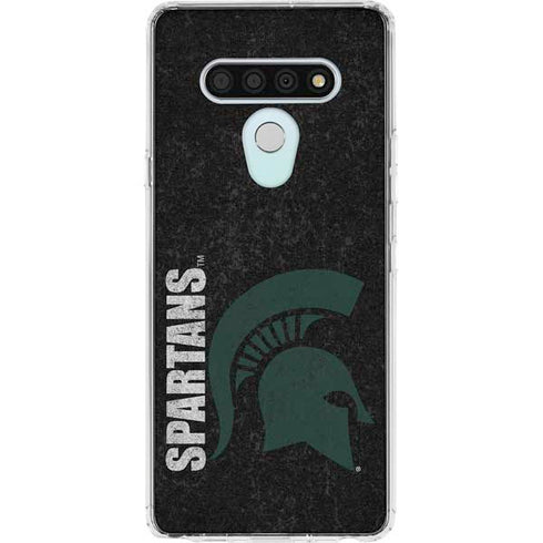 Michigan State University Bold Spartans Logo LG Stylo 6 Clear Case