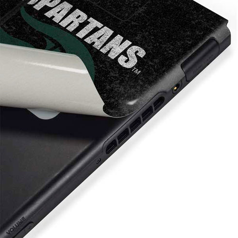 Michigan State University Bold Spartans Logo Nintendo Switch Bundle Skin