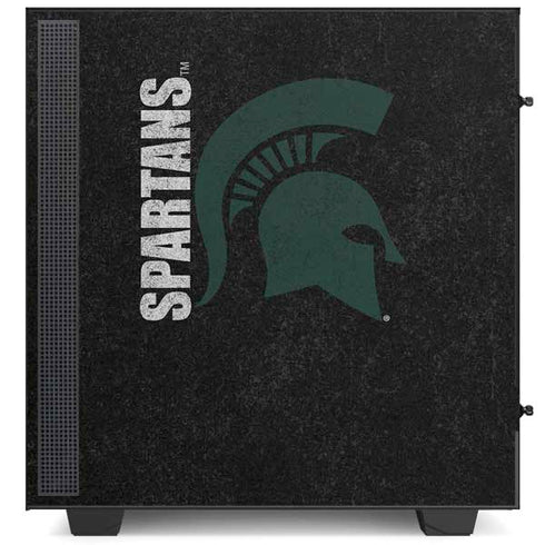 Michigan State University Bold Spartans Logo NZXT H510 Compact ATX Mid-Tower Case Skin