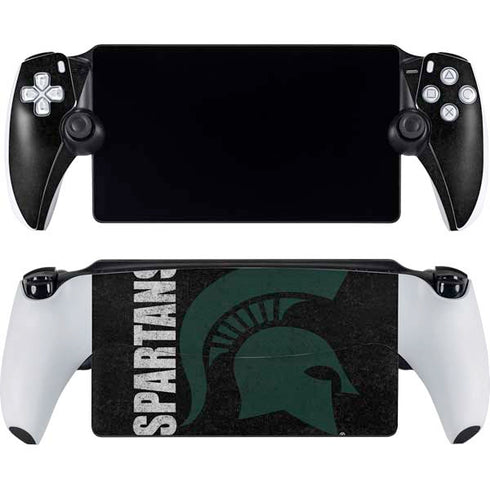 Michigan State University Bold Spartans Logo PlayStation Portal Remote Player Skin