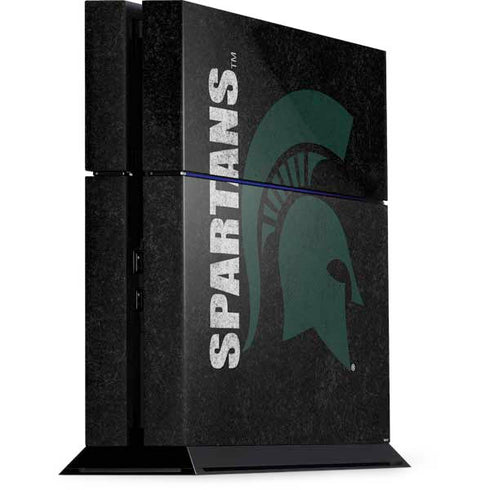 Michigan State University Bold Spartans Logo PS4 Console Skin