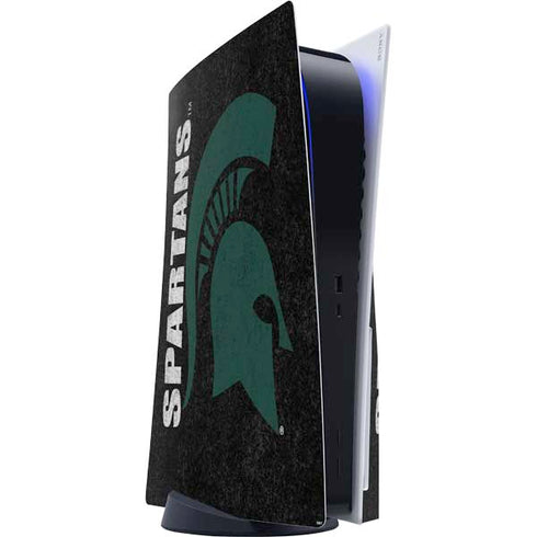 Michigan State University Bold Spartans Logo PS5 Console Skin