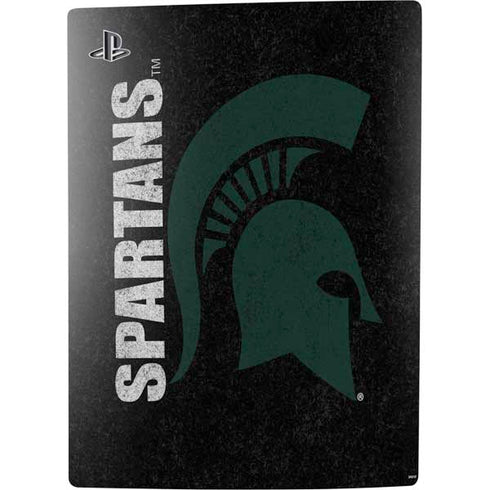 Michigan State University Bold Spartans Logo PS5 Digital Edition Console Skin