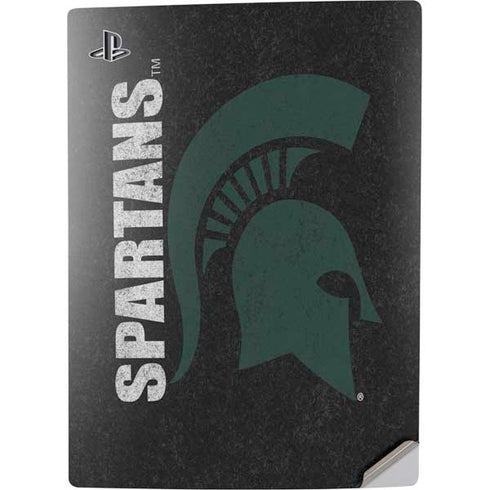 Michigan State University Bold Spartans Logo PS5 Digital Edition Console Skin