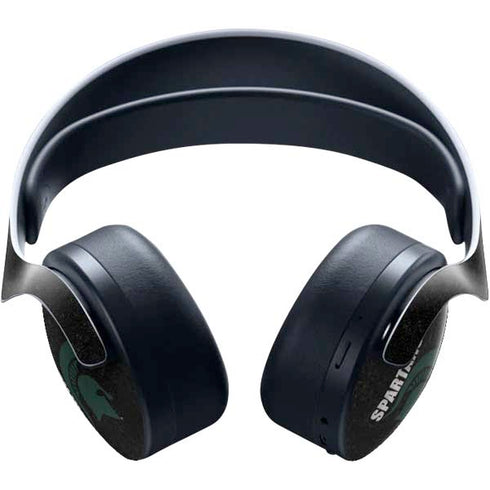 Michigan State University Bold Spartans Logo PULSE 3D Wireless Headset for PS5 Skin
