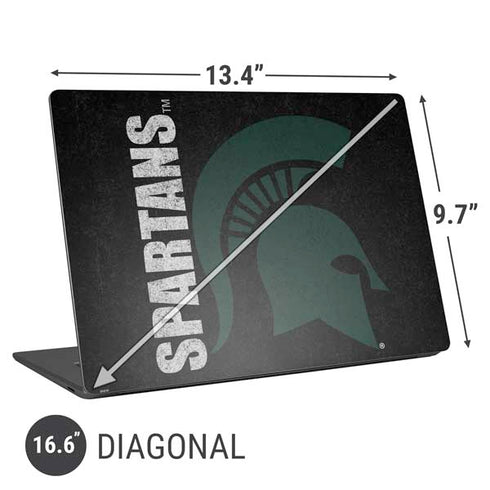 Michigan State University Bold Spartans Logo Universal Laptop 16.6in (13.4 x 9.7in) Skin