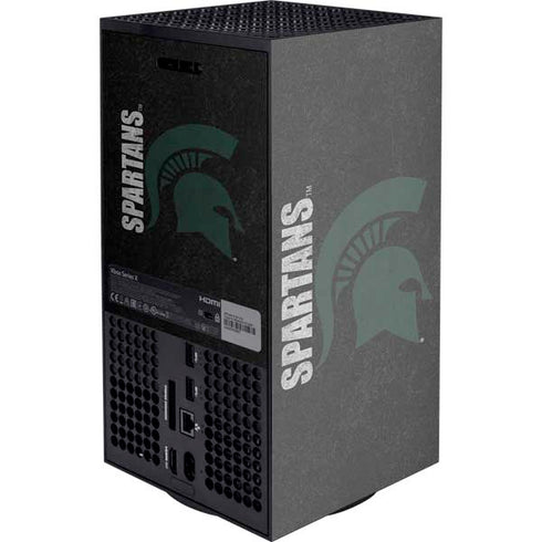 Michigan State University Bold Spartans Logo Xbox Series X Console Skin