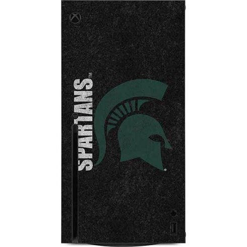 Michigan State University Bold Spartans Logo Xbox Series X Console Skin