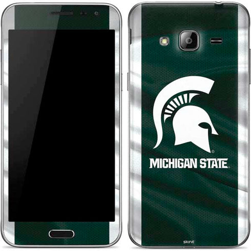 Michigan State University Away Grey Jersey Galaxy J3 Skin