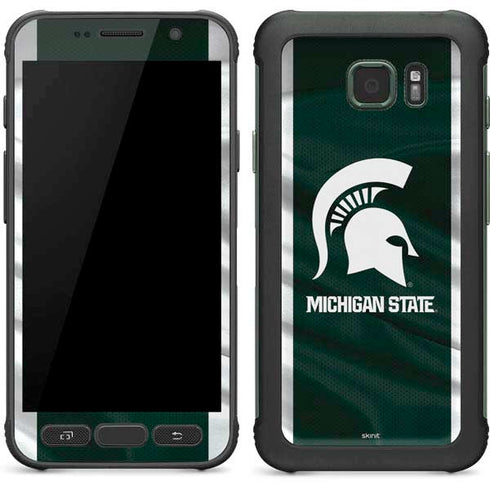 Michigan State University Away Grey Jersey Galaxy S7 Active Skin