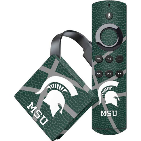 Michigan State University Green Basketball Amazon Fire TV Skin