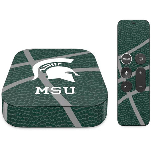 Michigan State University Green Basketball Apple TV Skin