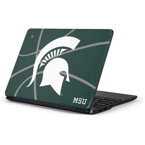 Michigan State University Green Basketball Samsung Chromebook Skin