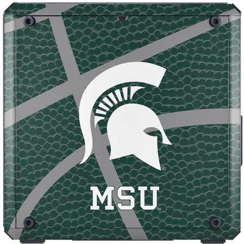 Michigan State University Green Basketball Cooler Master MasterBox Q300L Mini Tower Skin