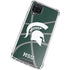 Michigan State University Green Basketball Galaxy A12 Clear Case