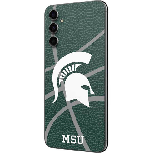 Michigan State University Green Basketball Galaxy A14 5G Skin