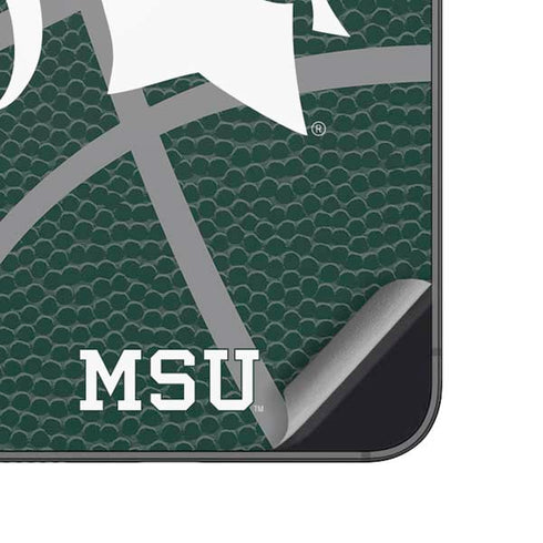 Michigan State University Green Basketball Galaxy A14 5G Skin