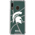 Michigan State University Green Basketball Galaxy A30 Clear Case