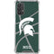 Michigan State University Green Basketball Galaxy A32 5G Clear Case