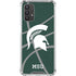 Michigan State University Green Basketball Galaxy A32 5G Clear Case