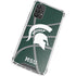 Michigan State University Green Basketball Galaxy A32 5G Clear Case