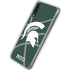 Michigan State University Green Basketball Galaxy A50 Clear Case